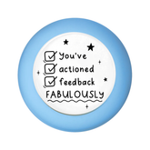 Actioned Feedback Stamp