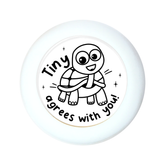 White Rose Tiny Stamp- Tiny Agrees With You