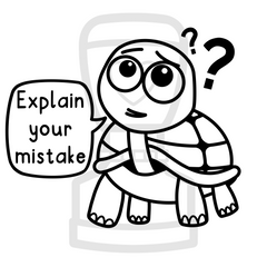 White Rose Tiny Stamp- Explain Your Mistake