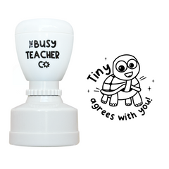 White Rose Tiny Stamp- Tiny Agrees With You