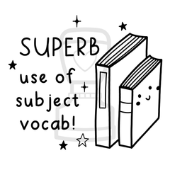 Subject Vocabulary Stamp