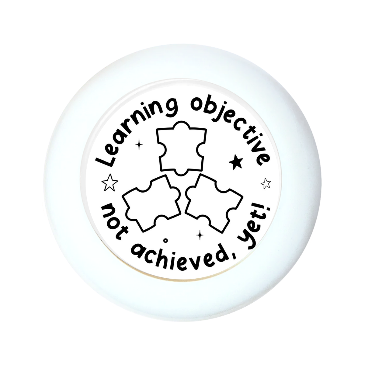 Learning Objective Not Yet Achieved Stamp