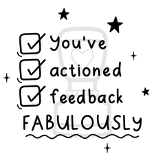 Actioned Feedback Stamp