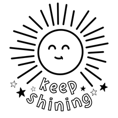Keep Shining Stamp