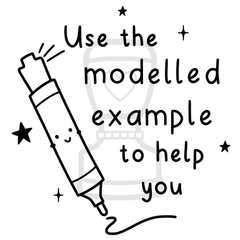 Use Modelled Example Stamp